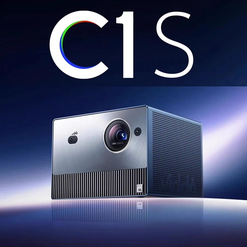 Hisense Vidda C1s 4K Projector with Full RGB Triple  Light Source Auto Focus 240HZ for Home Theater 3D Smart Projectors