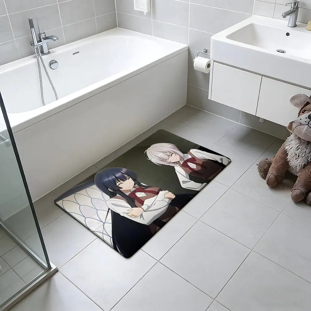 Agent S-Spy Classroom Floor Mat Absorbent Floor Mat Non-Slip Entrance Rug for Bathrooms Restrooms and Toilets