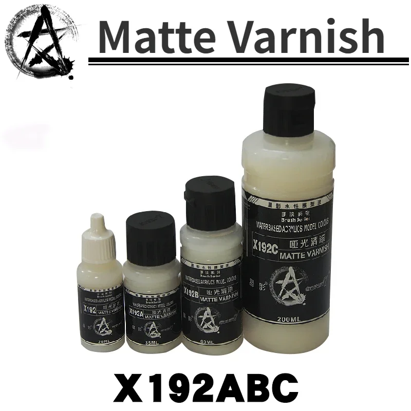 SUNIN 7 X192 Matte Varnish Water-based Acrylic Model Color Protective Paint for Soldier Model Figure Painting Tools DIY Pigment