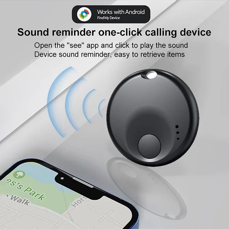 4 stks Bluetooth Zoeken Locator met Android Google Vind Mijn Apparaat Anti-verloren GPS Tracker Draagbare Alarm Tracker Smart Finder Werk