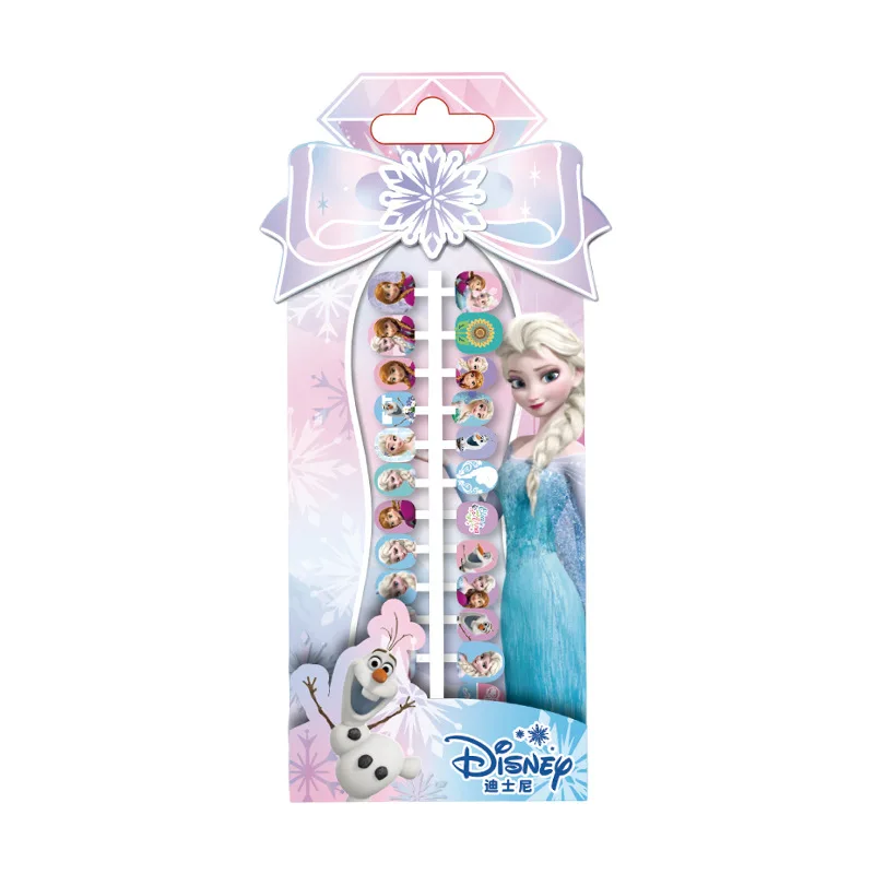 ملصقات أظافر ديزني الصلبة للأظافر فروزن إلسا #5