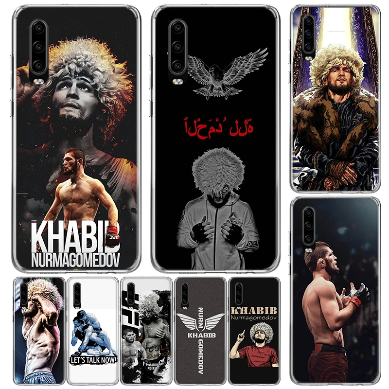 Khabib Nurmagomedov Cover For Huawei P30 P40 P10 P20 Lite Phone Case Mate 20 10 Pro Y5 Y6 Y7 Y9S Print Customized Coque Fundas