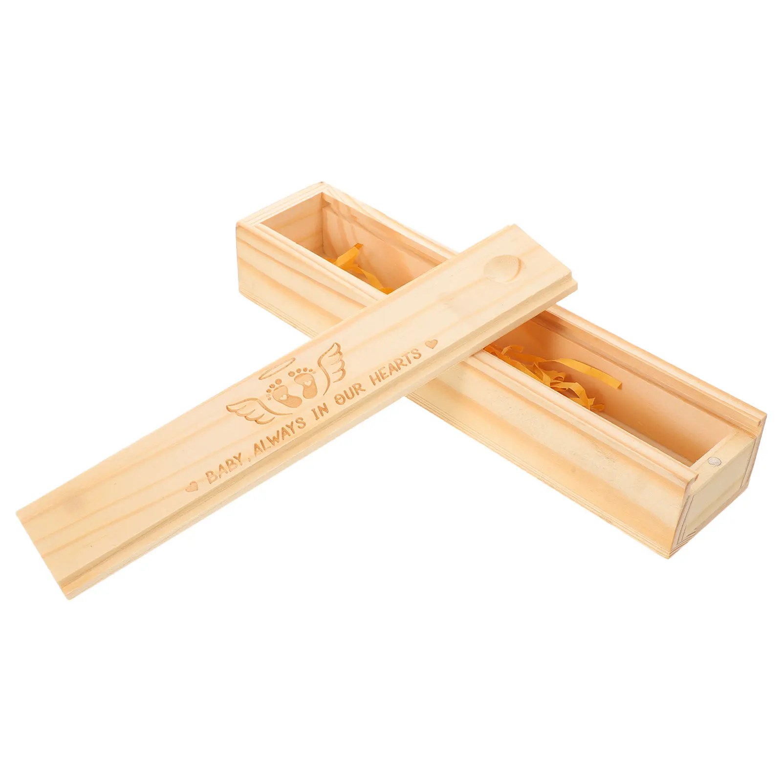 Caja de Recuerdos de Madera para Embarazo, Diseño Pequeño y Portátil para Guardar Pruebas de Embarazo - Idea de Anuncio de Embarazo con Sentimiento para la Familia