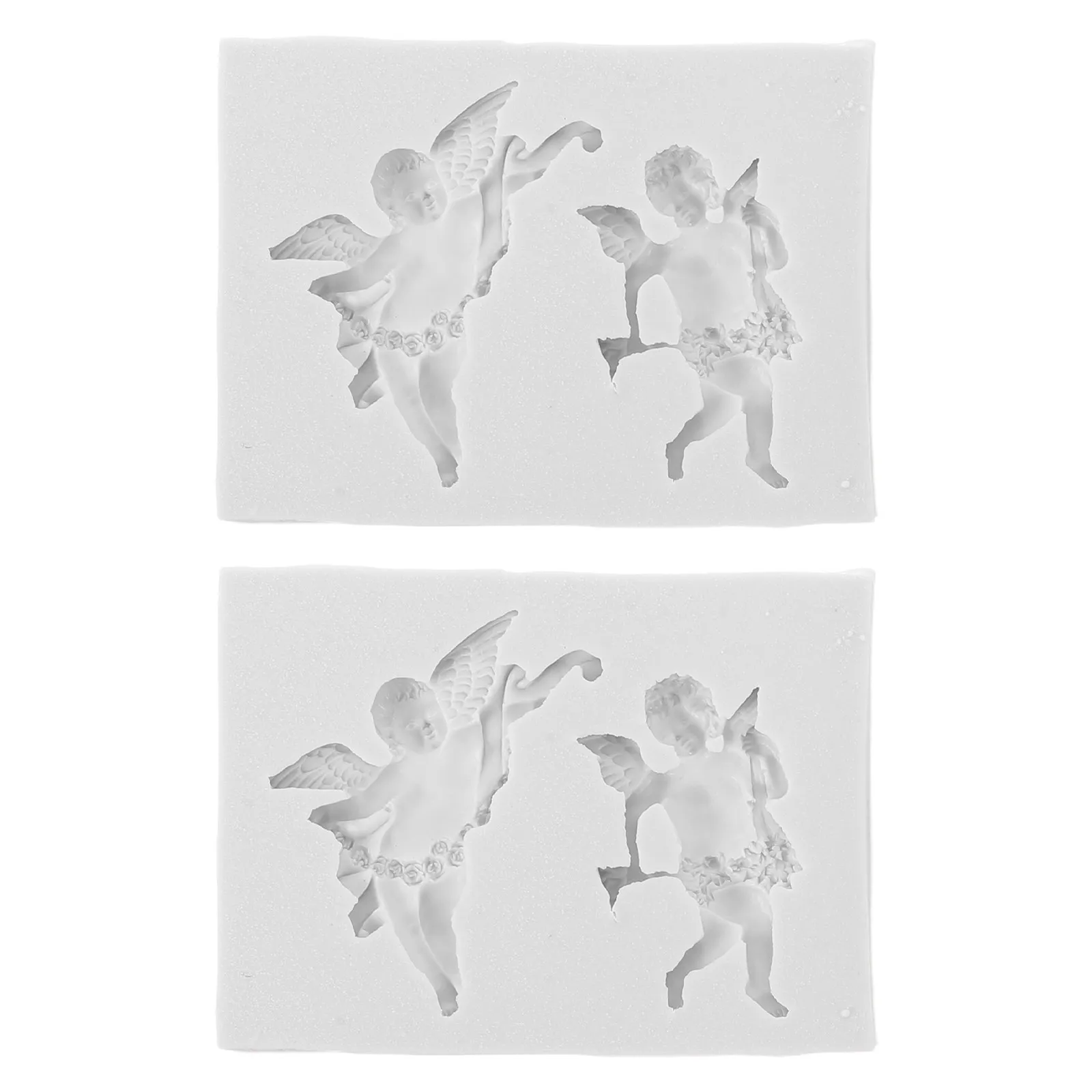Candle Wax Mold DIY Plaster Craft Molds Aromatherapy 3D Silicone Decoration Angel Figurine Shape Soap Beeswax