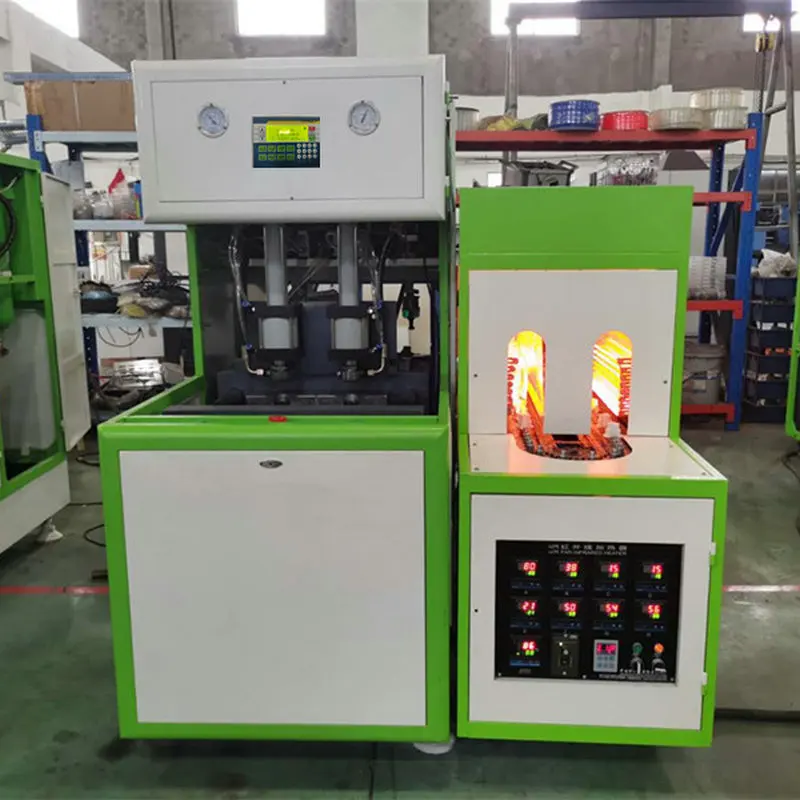 Customized Semi-automatic PLC-controlled YUMING YM-5L-2 Plastic Blow Molding Machine 5L 2000ml PET Bottles CE Certified 1 Year W