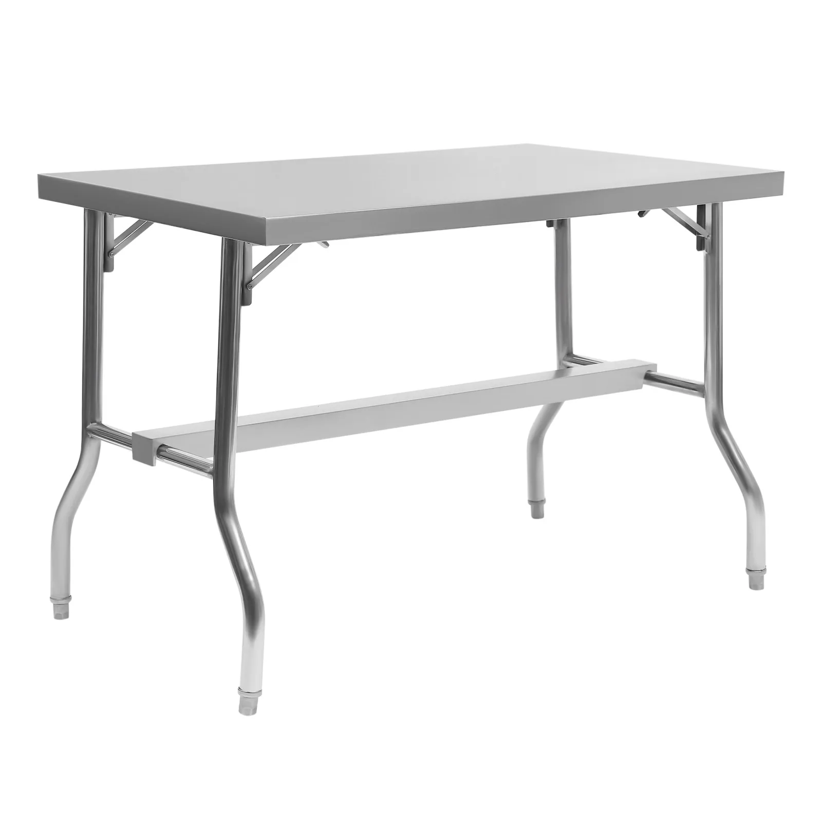 Folding Worktable Workstation Commercial Heavy Duty Table 30 x 48 Inches with 1102 lbs Load for Restaurant, Home and Hotel