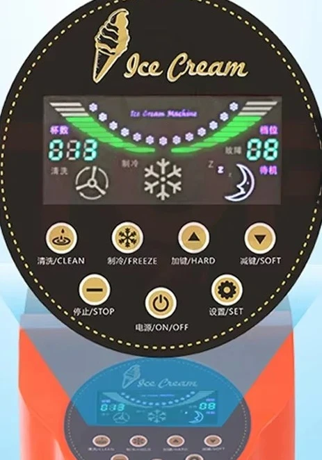 

Dessert equipment single flavor industrial soft ice cream machine 16L/H electric freezer