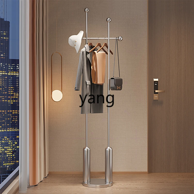 L'm'm Floor-Standing Household Bedroom Sling Bag in a Jacket Loy European-Style Stainless Steel High-End Clothes Rack