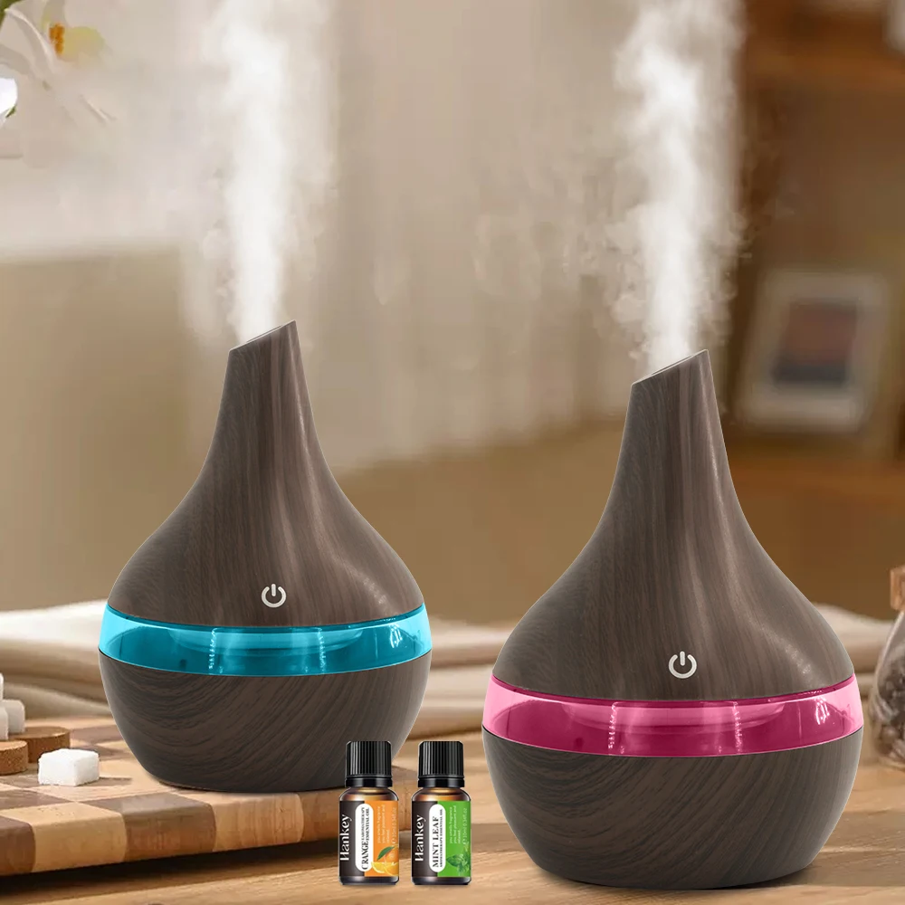 

300ml USB Humidifier for Bedroom, Office Aromatherapy Diffuser with Essential Oils, Ultra Quiet Personal Cool Mist Maker