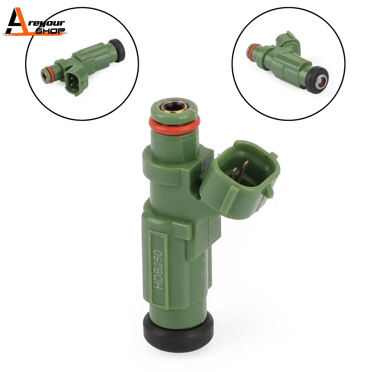 Areyourshop 1PCS Fuel Injectors Fit For Mitsubishi Lancer 2.0L L4 2004 2005 2006 2007 HDB250 842-12357 Car Accessories Parts