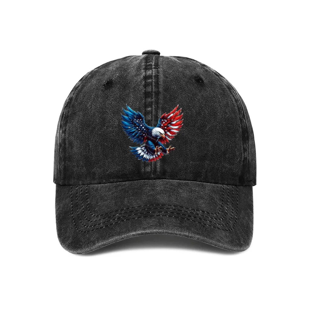 Eagle แฟชั่นเบสบอลหมวกกลางแจ้งหมวกครีมกันแดดหมวก Hip Hop Tide Snapback หมวกคาวบอยปรับได้