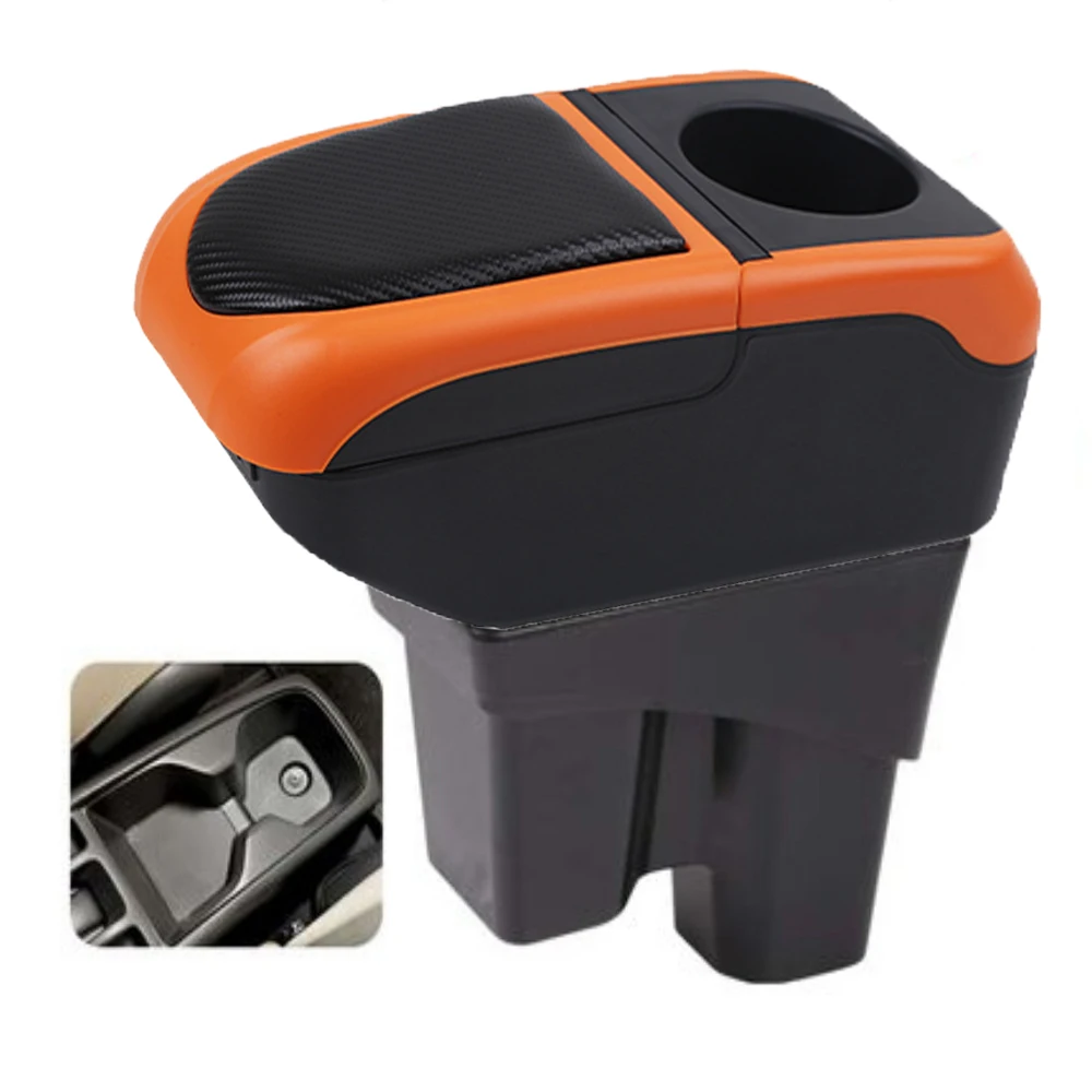 

For Car Honda City GM6 2014 - 2019 Armrest Box Arm Elbow Rest Center Console Storage Case with Cup Holder USB Port