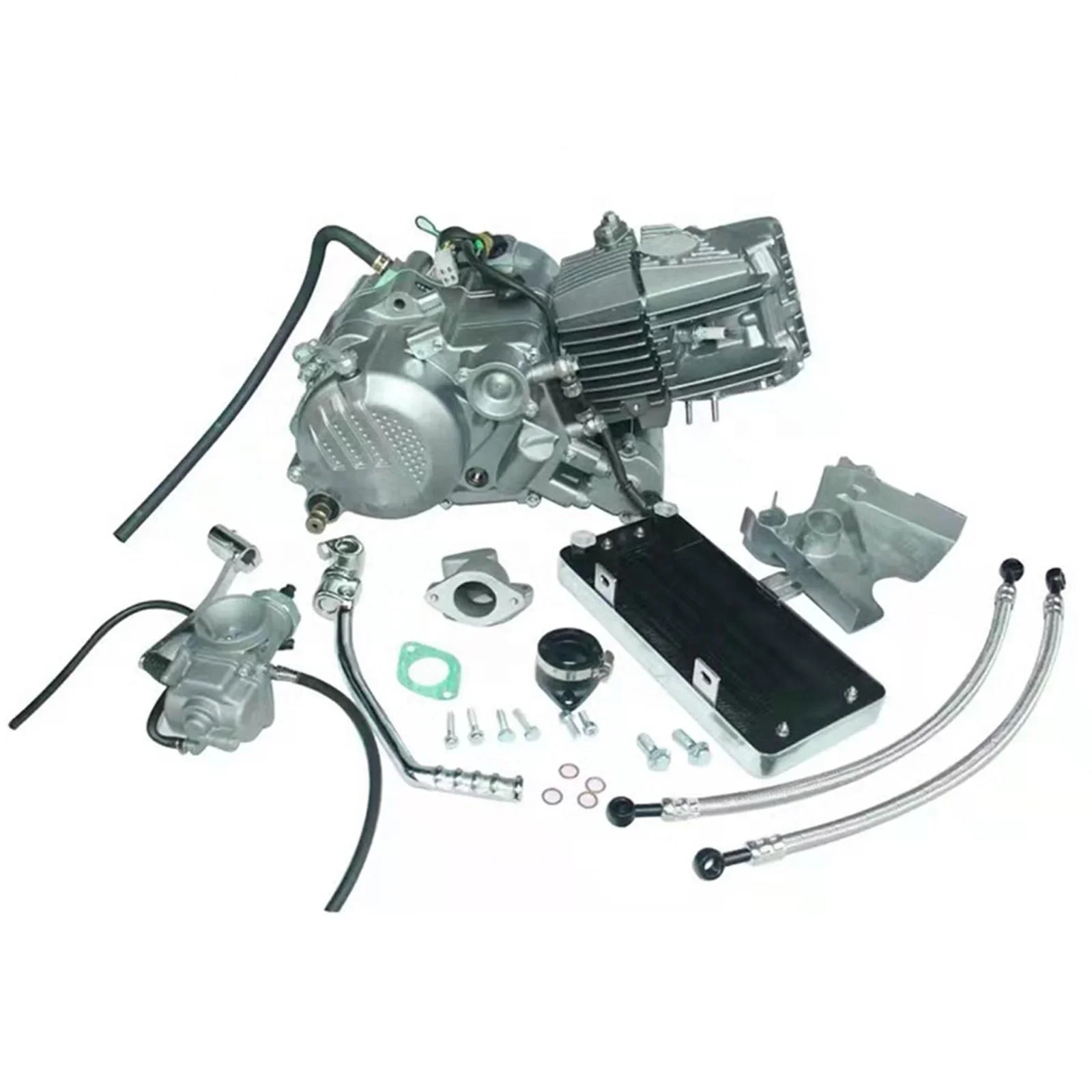 CQJB 4-stroke engine parts motorcycle engine assembly 190CC horizontal zs190 engine