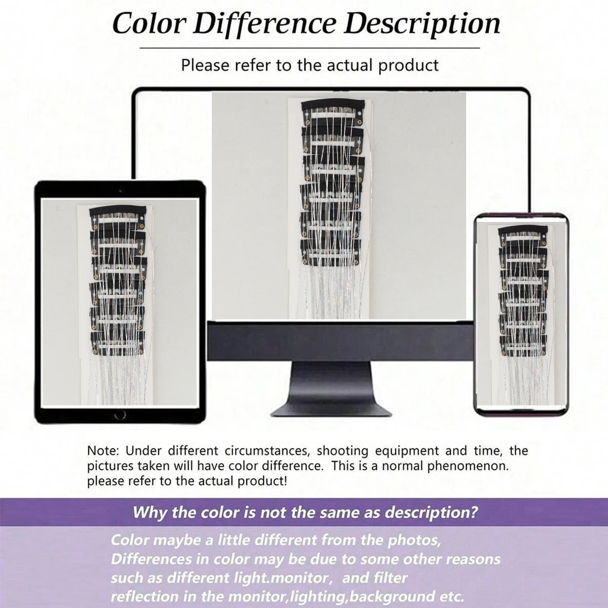 12 قطعة/مجموعة من وصلات الشعر الاصطناعية بمشبك حريري ذهبي، ألوان ملونة، شطبة في شعر مستعار من الألياف المميزة