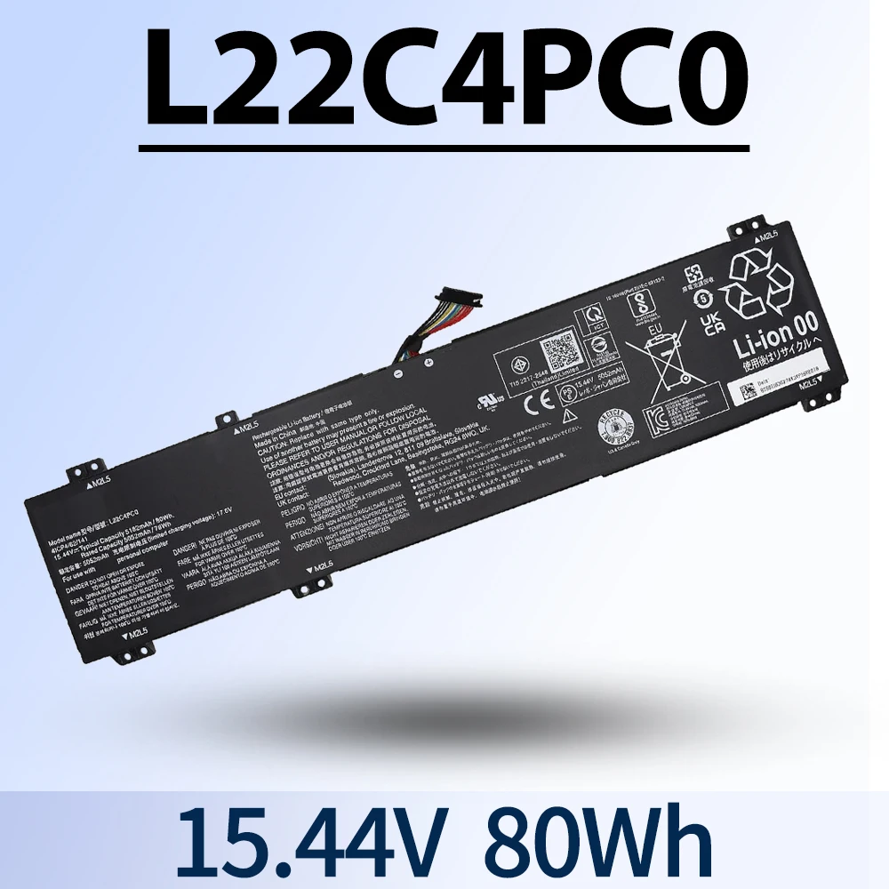 L22C4PC0 L22M4PC0 Battery for Lenovo Legion Pro 5 16IRX8 16ARX8,Pro 7 16IRX8 16ARX8H SB11K38954 5B11N45439 L22D4PC0 L22X4PC0