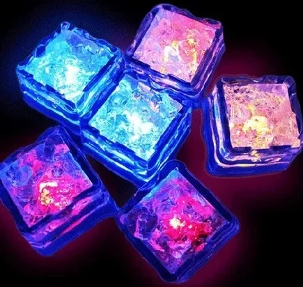 20PCS  Illuminate when in contact with water, LED fluorescent ice cube sensing flash ice light