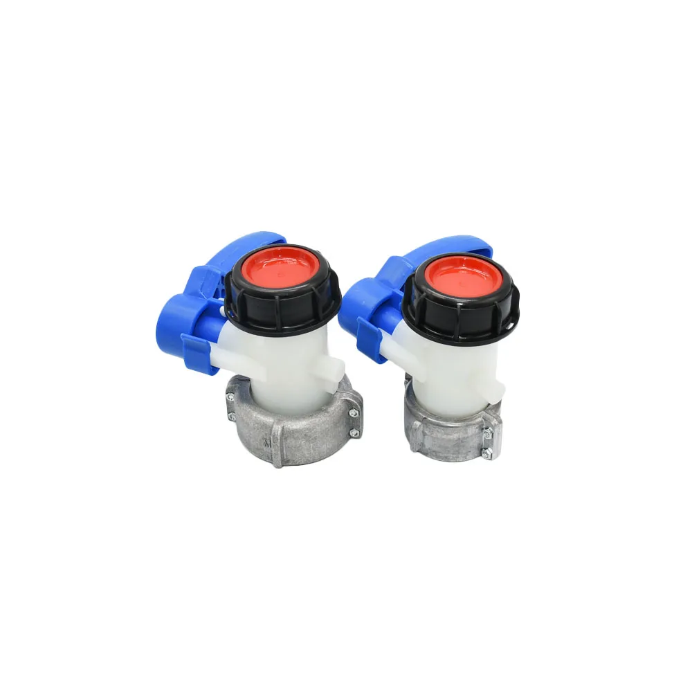 1000L Ton Barrel Valve Fitting 75mm To S60x6mm IBC Tank Adapter Tap Coupling For Agricultural