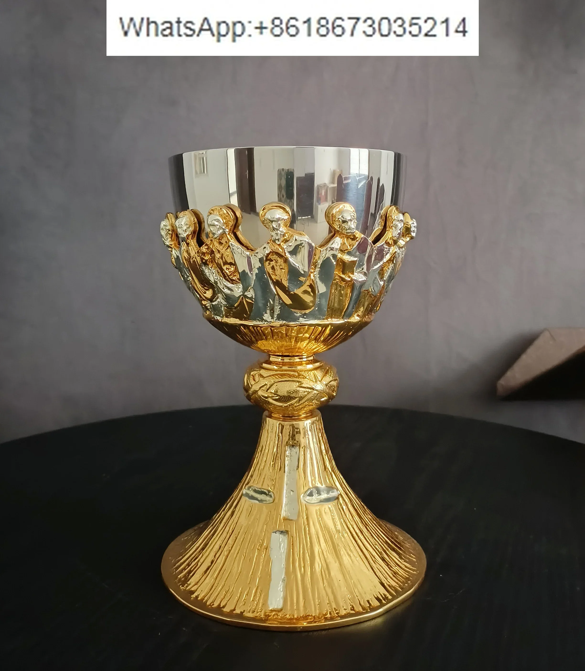 H15 Stainless Steel Bowl, Copper Gold Plated Saint Jean