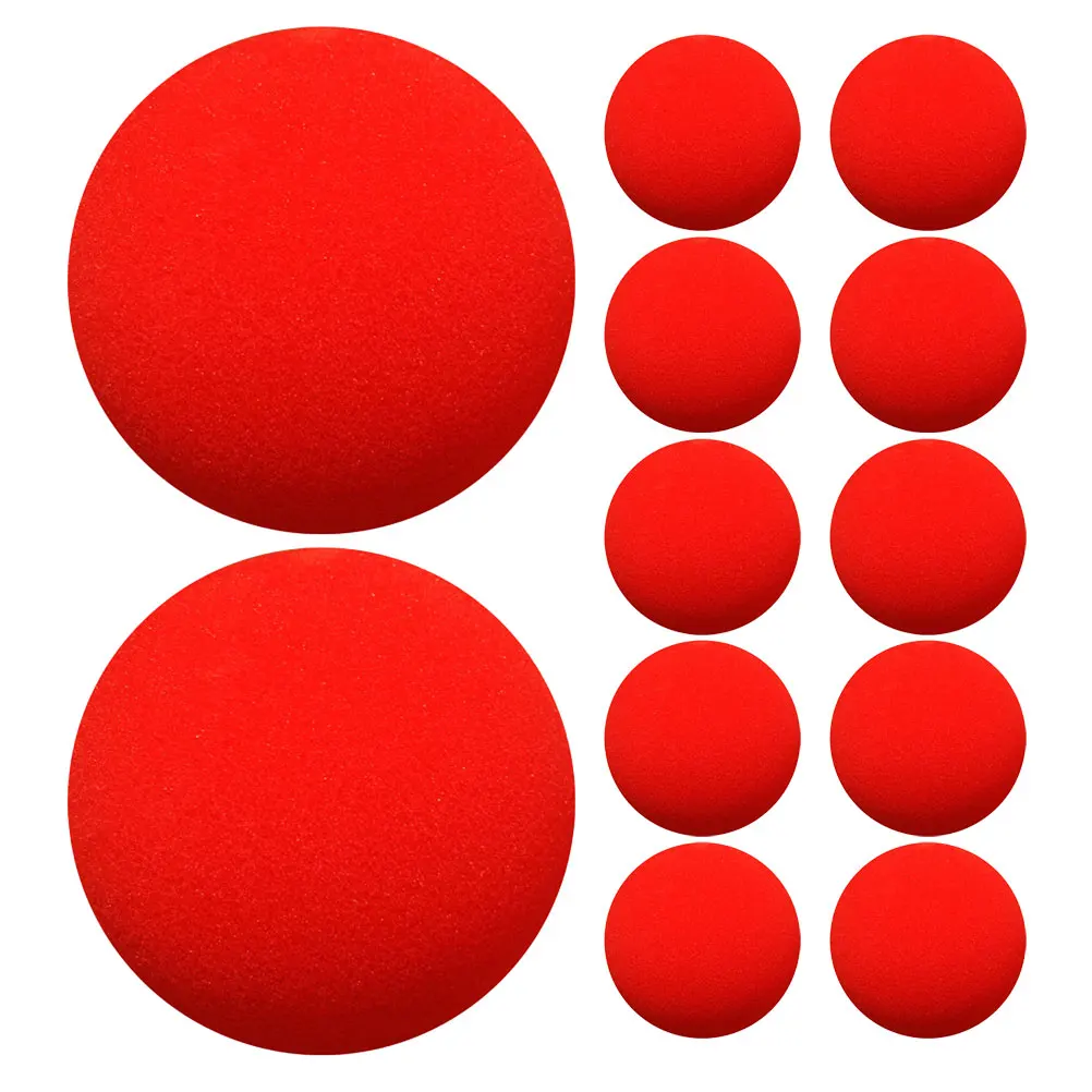 12 stks Spons Ballen Rode Zachte Ronde Vormige Truc Props Duurzame Prestaties Gimmick Levert Stage Party Goochelaar
