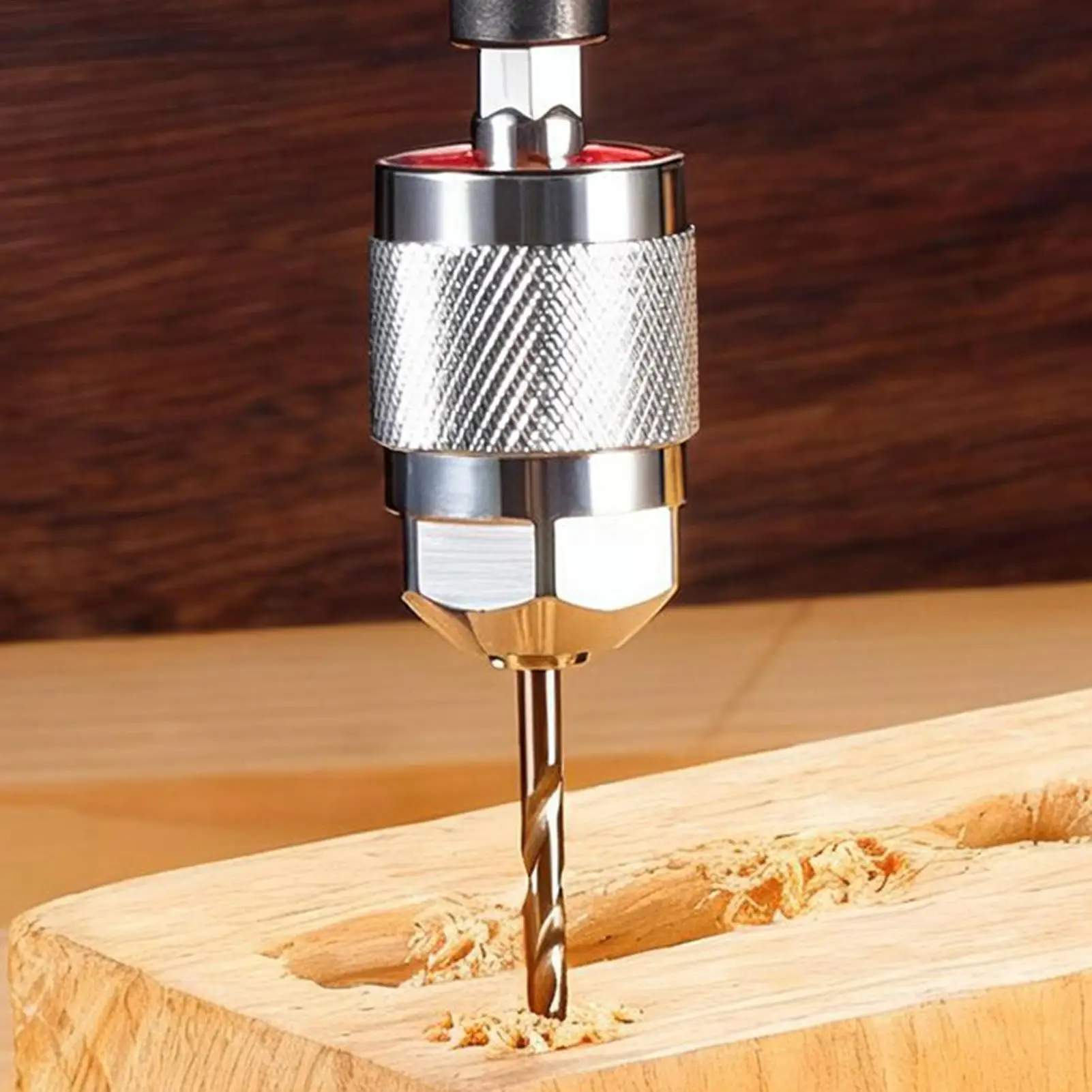 Drill Chuck Electric Drill Bits Collet Converter Extension Screwdriver Chucks Adapter Fixture 1/4" Hex Shank