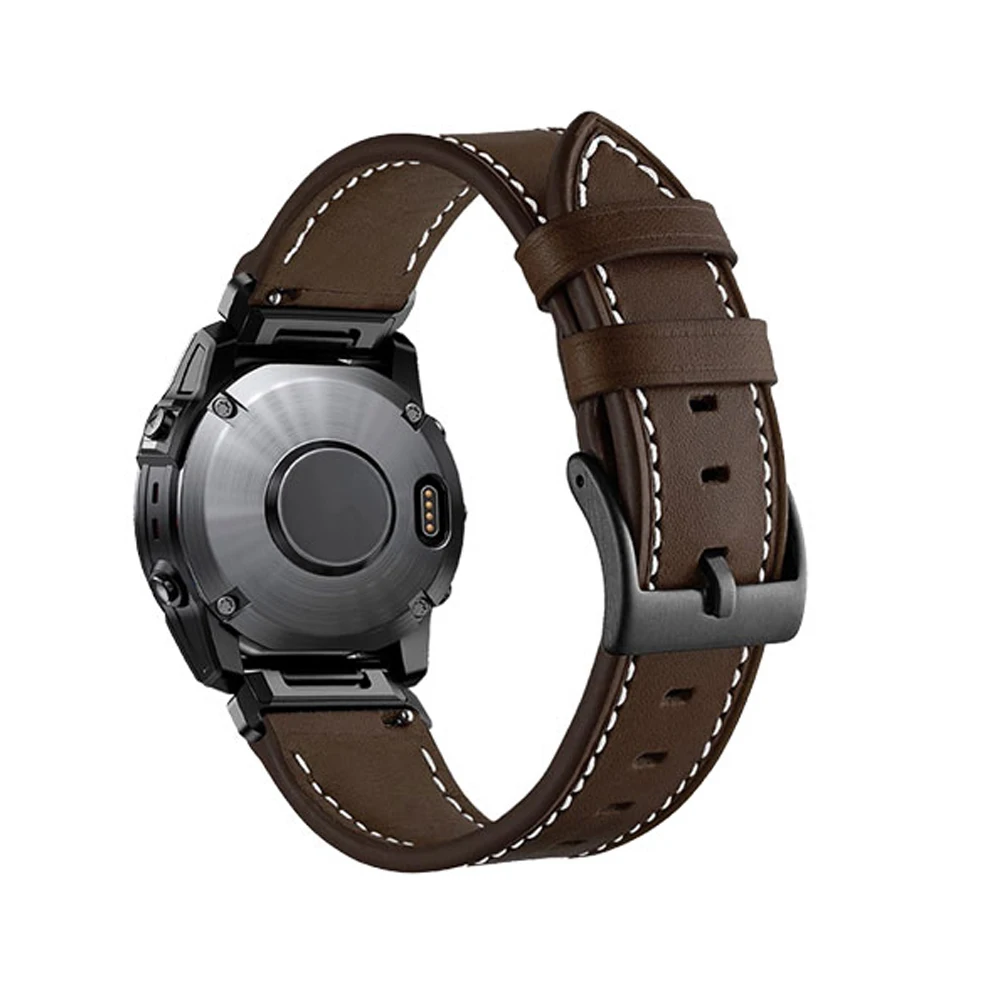 الجلود حزام ساعة ذكية ل Garmin Fenix 7 7X 6 6X برو 5X 5 Plus سوار حزام الساعات Fenix3 3HR الإفراج السريع معصمه 22 26 مللي متر