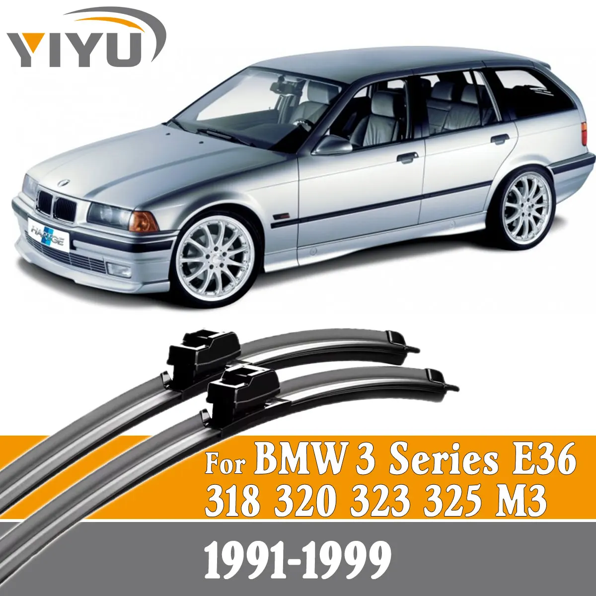 2PCS Car Front Wind…