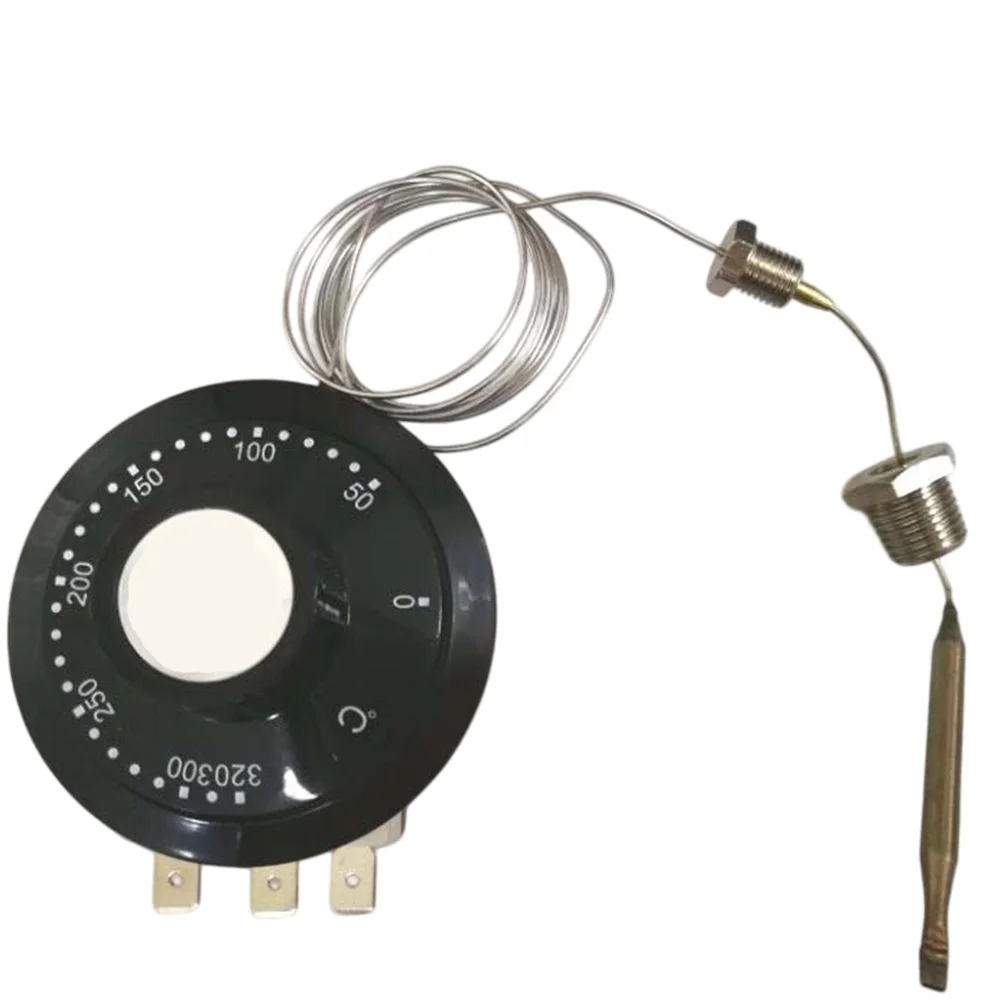3-Pin Digital Capillary Thermostat for Boilers Water Heaters Ovens Deep Fryers Temperature Control 50 to 320 C