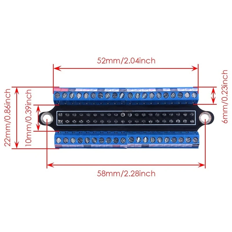 Mini Terminal Board บอร์ดขยาย GPIO Terminal Board สำหรับ 4B/3B +/3B/2B/1B + fo