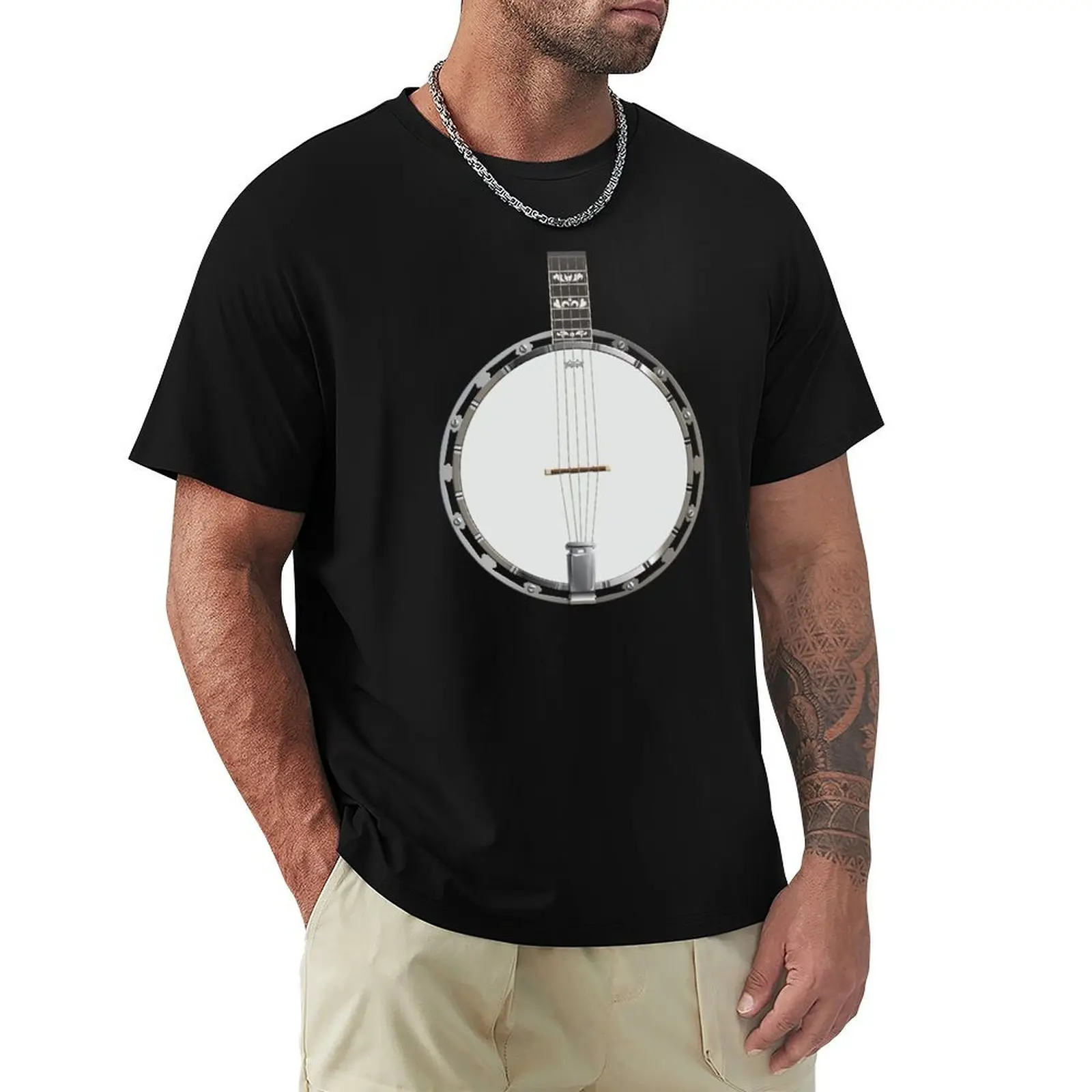 

BANJO DIGITAL ILLUSTRATION T-Shirt topping anime tshirt hippie clothes tshirts for men