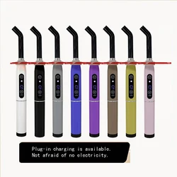 1 Second 2mm Dentistry Equipment Orthodontic Composite Curing Light LED Cure Lamp High Power 2400mW/cm²