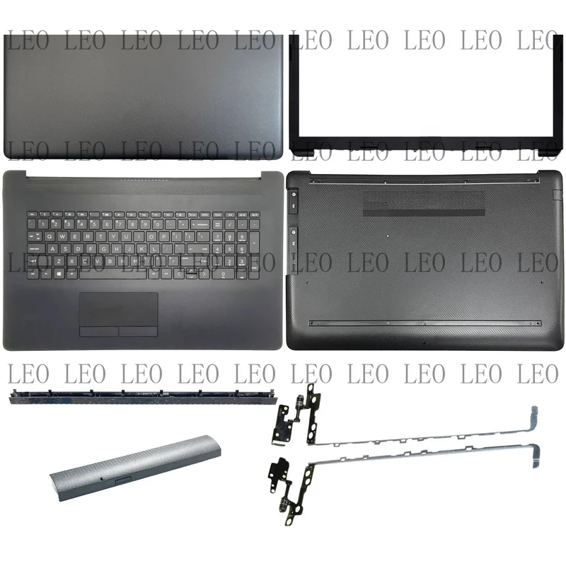 MY Back Cover Bezel Palmrest Bottom Case Hinge for HP 17-BY CA CR 17Q-CS 470 G7 BK