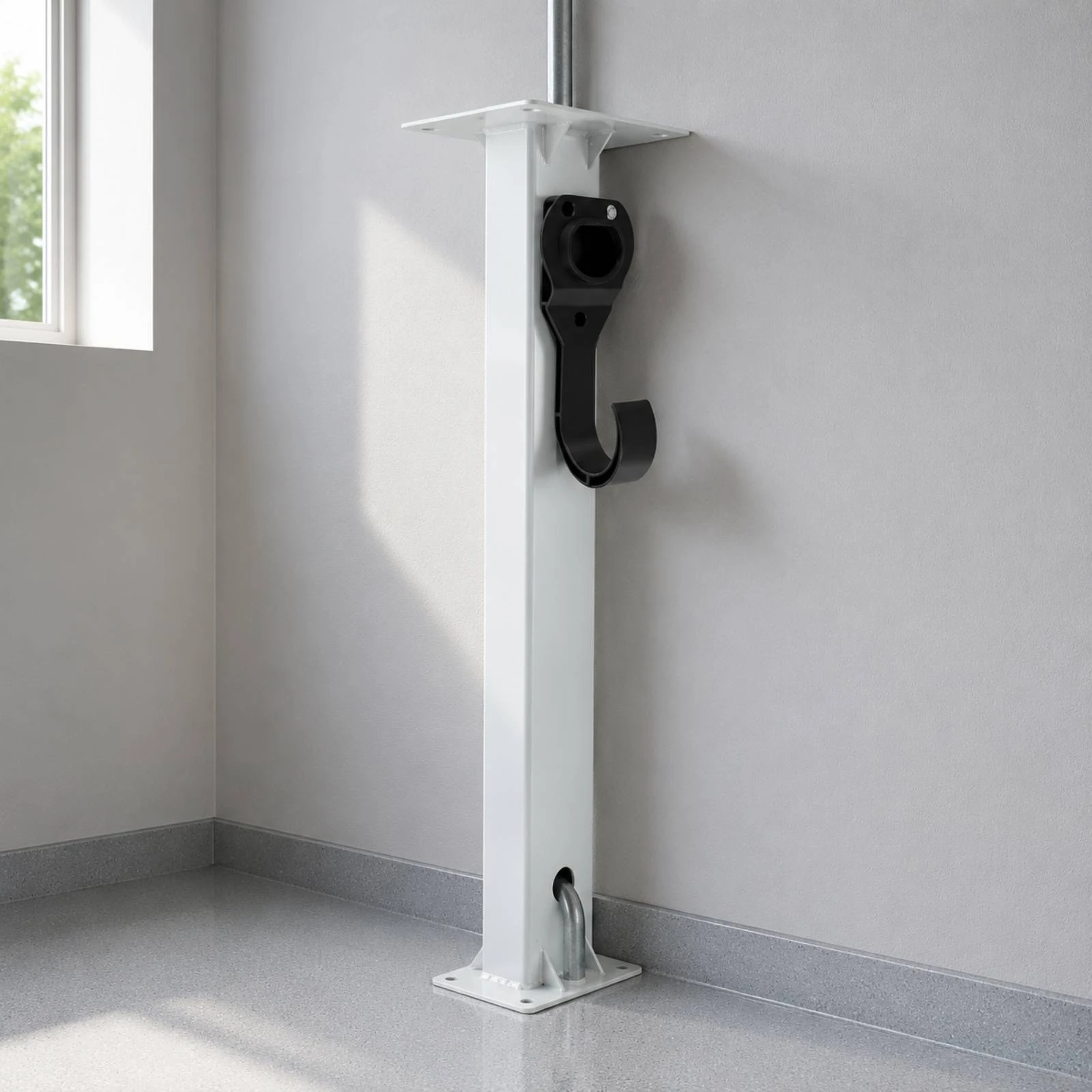 Charging Holder Easy to Install Electric Vehicle Charger Dock Charger Holder Space Saving Charging Cable Hook Tangle Avoidance