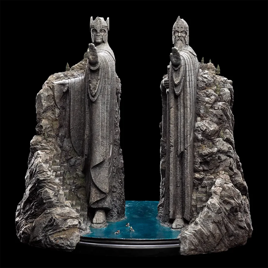 Estatua Original del medio ambiente weta Argonath Colossus, modelo de figura de Argonath, juguetes, colección Premium, decoración de escena, regalo