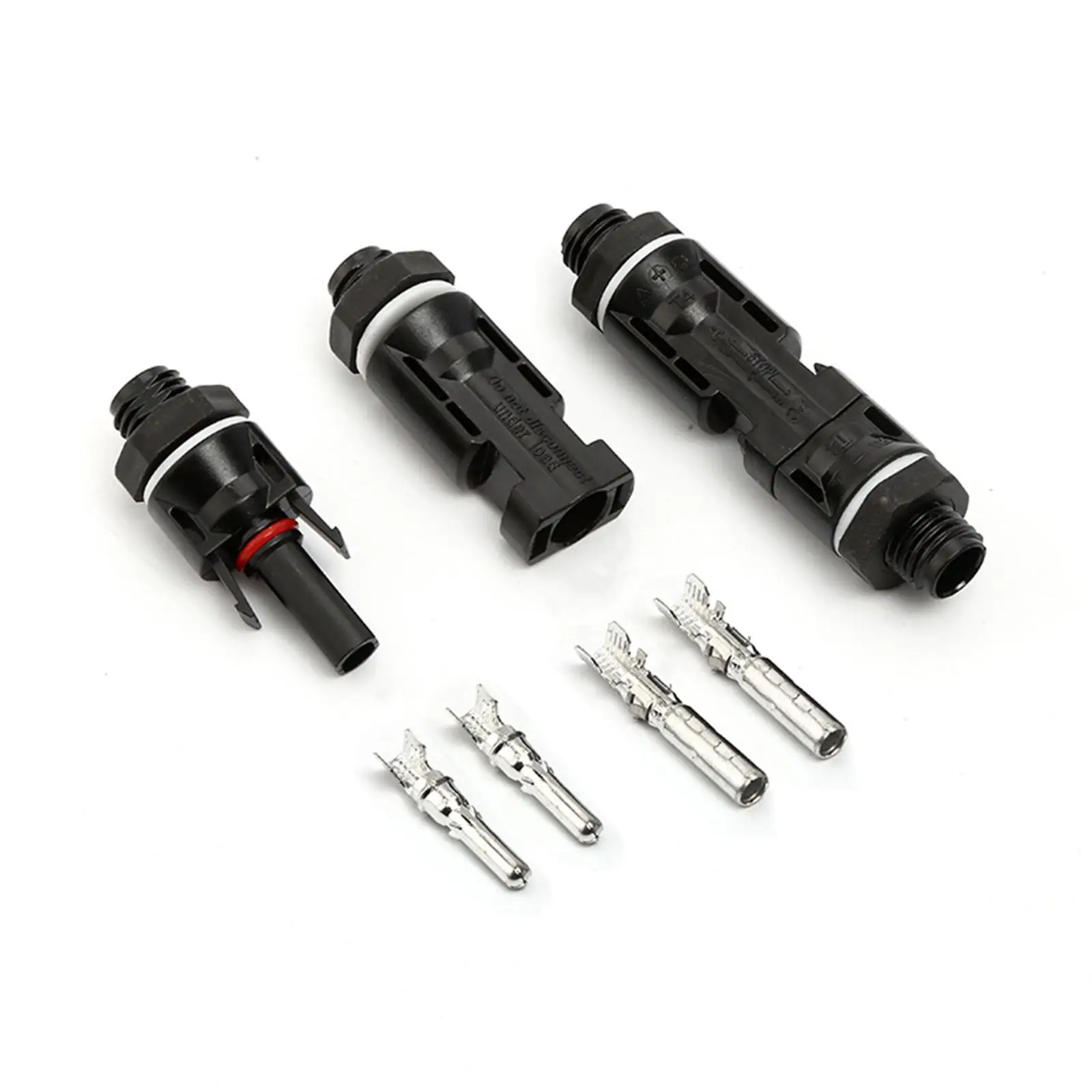 2x Solar Panel Cable Connectors Pv Connector Solar Module Connector Professional