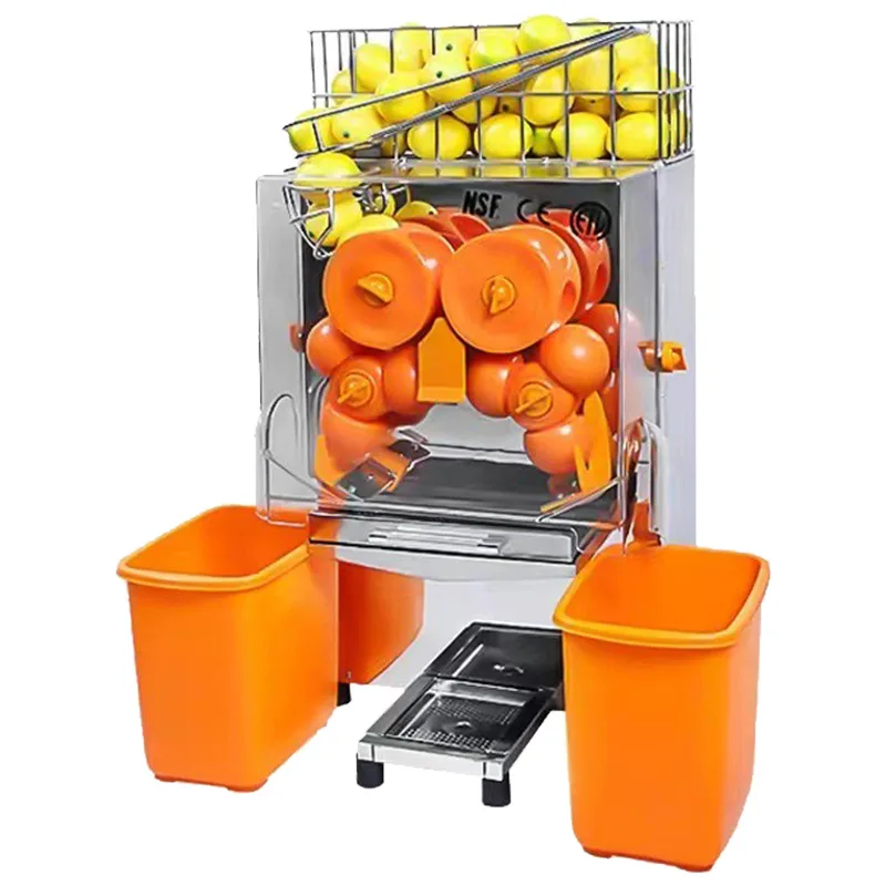 Commercial Stainless Steel Fresh Fruit Juicer Lar Automatic Peeler Oran Pomegranate Lemon DC Juicer