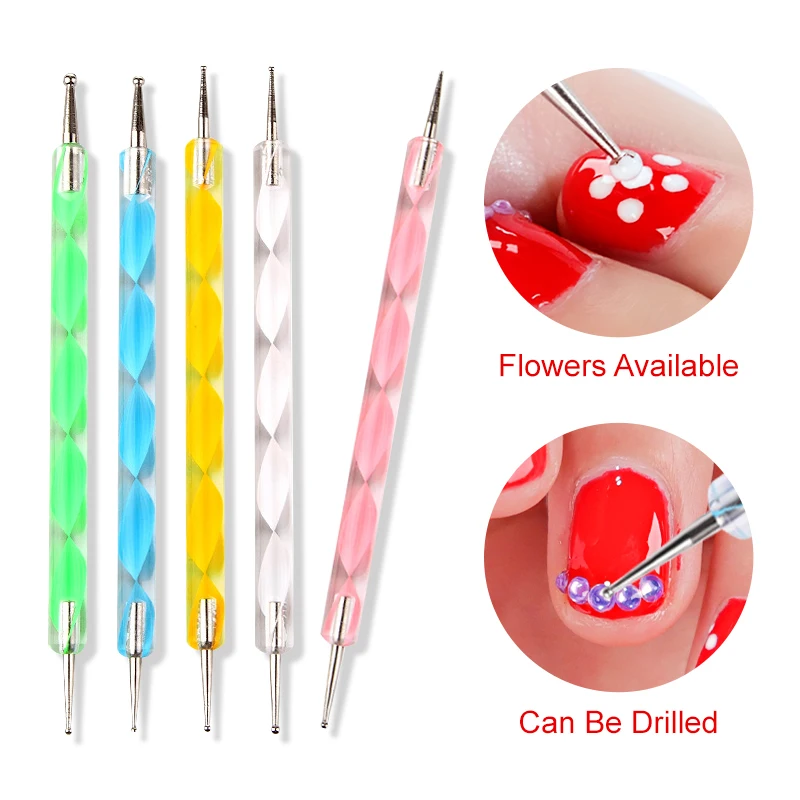 مجموعة مسحوق أكريليك مع مجموعة مسحوق أكريليك شفافة أحادية اللون باللون الوردي والأبيض مناسبة للمبتدئين في مسحوق الأكريليك #6