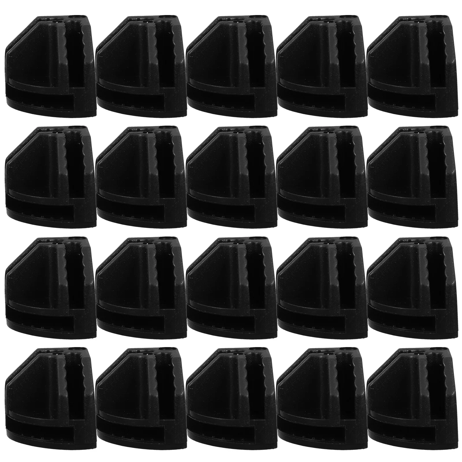 

20 Pcs Cube Connectors Plastic Storage Wire Shelving Clips Folding Cabinet Buckles Closet Connector Easy Assembly Stable