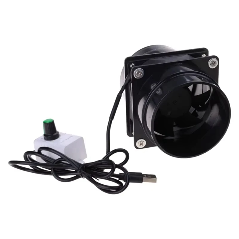 Ventilateur à Vitesse Réglable par USB, Absorbeur de struction ée ESD, Extracteur en Fporcelaine, Conduit d'Extrusion