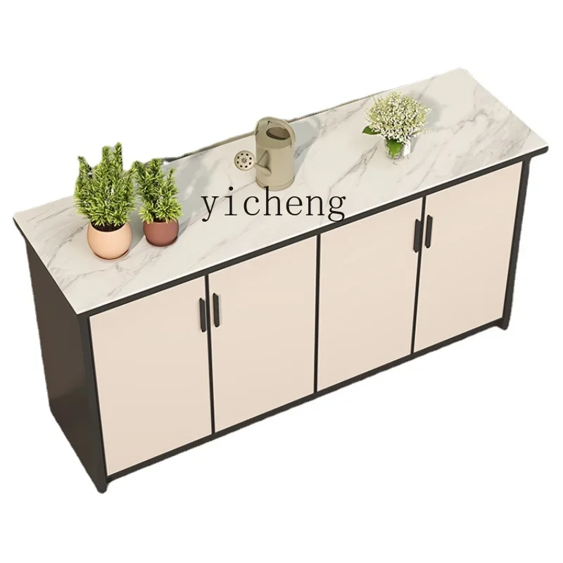 u3 Outdoor Aluminum Alloy Rock Plate Wash Basin Cabinet Rain-Proof Sun-Proof Sink Integrated Cabinet Locker Overall Storage