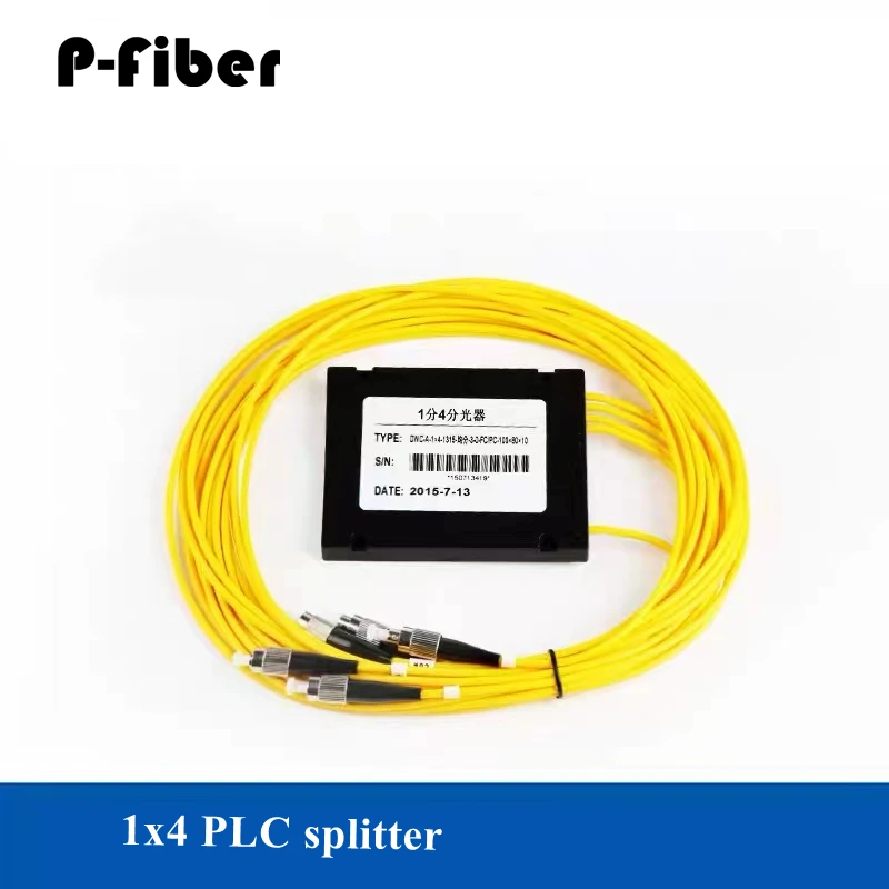 

1x4 ПЛК-Сплиттер, 5 шт., распределитель оптического волокна типа 1:4, FC SC ST LC 1.5mtr 1*4 FTTH соединитель