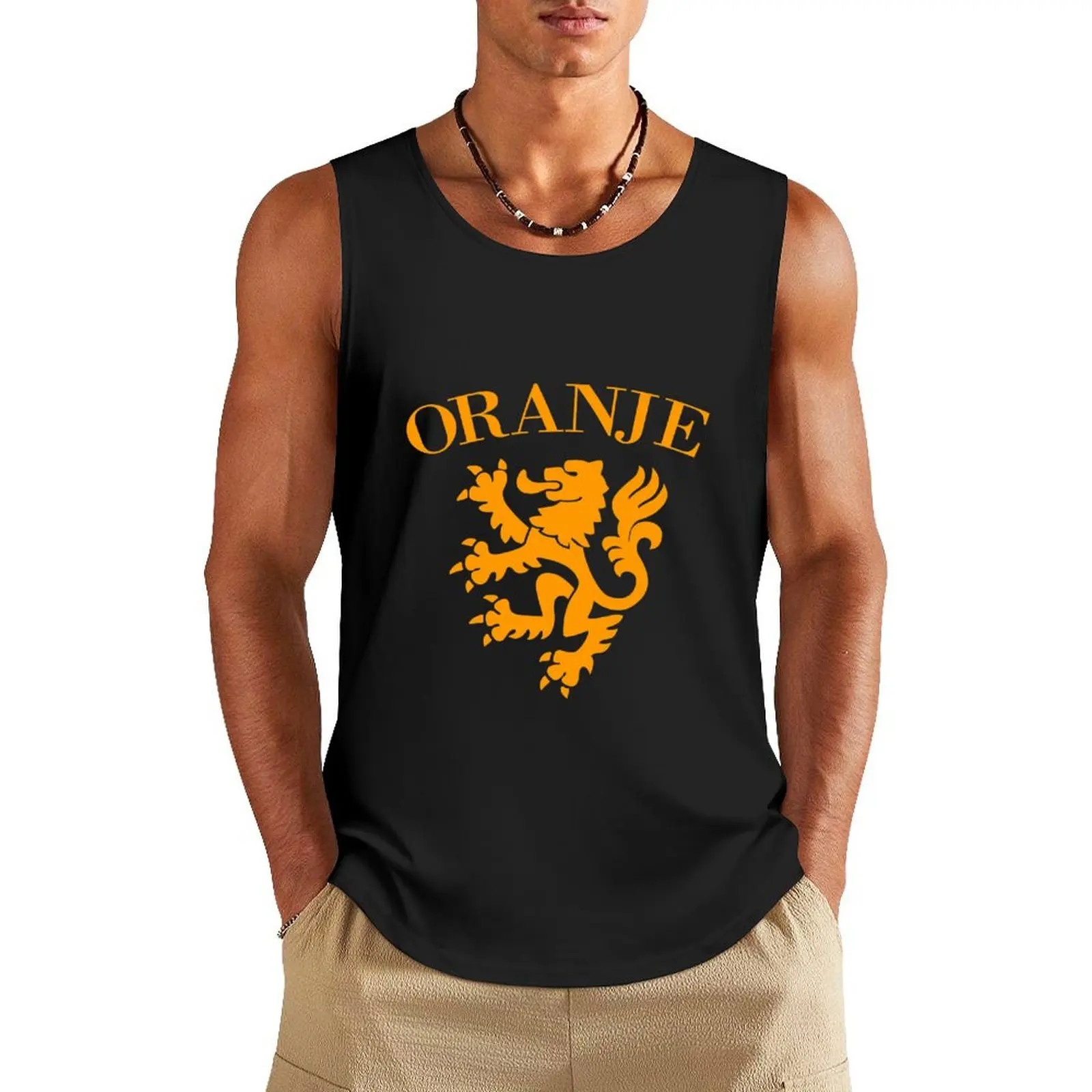 

Oranje Netherlands Football Jersey Shirt Holland Soccer Team Tank Top Man sleeveless shirt Short sleeve