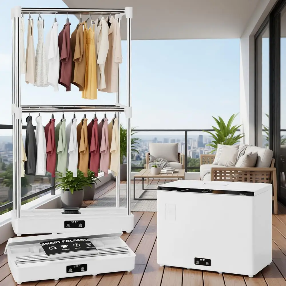 

Портативная складная сушилка для белья с таймером, удобная для переноски, вместительная сушильная система для дома, электрическая сушилка/вешалка для одежды |