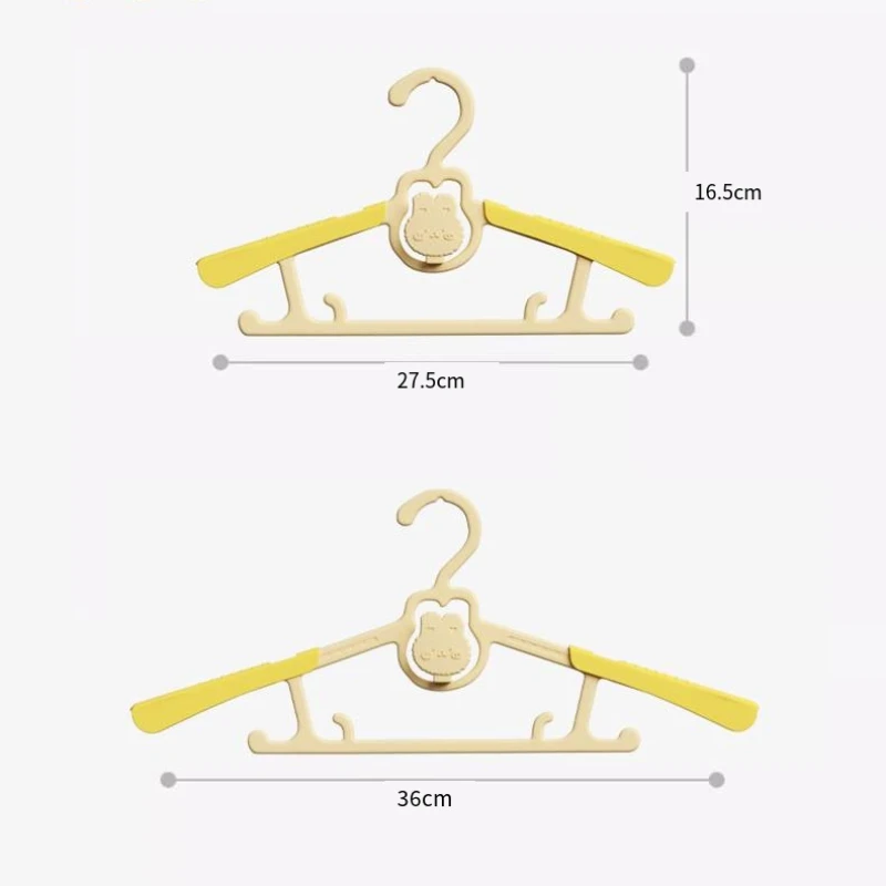 5-częściowy przenośny wieszak dla dzieci wieszak na szafę przenośny plastikowy wieszak chowany wieszak wiatroszczelny uchwyt oszczędzający miejsce