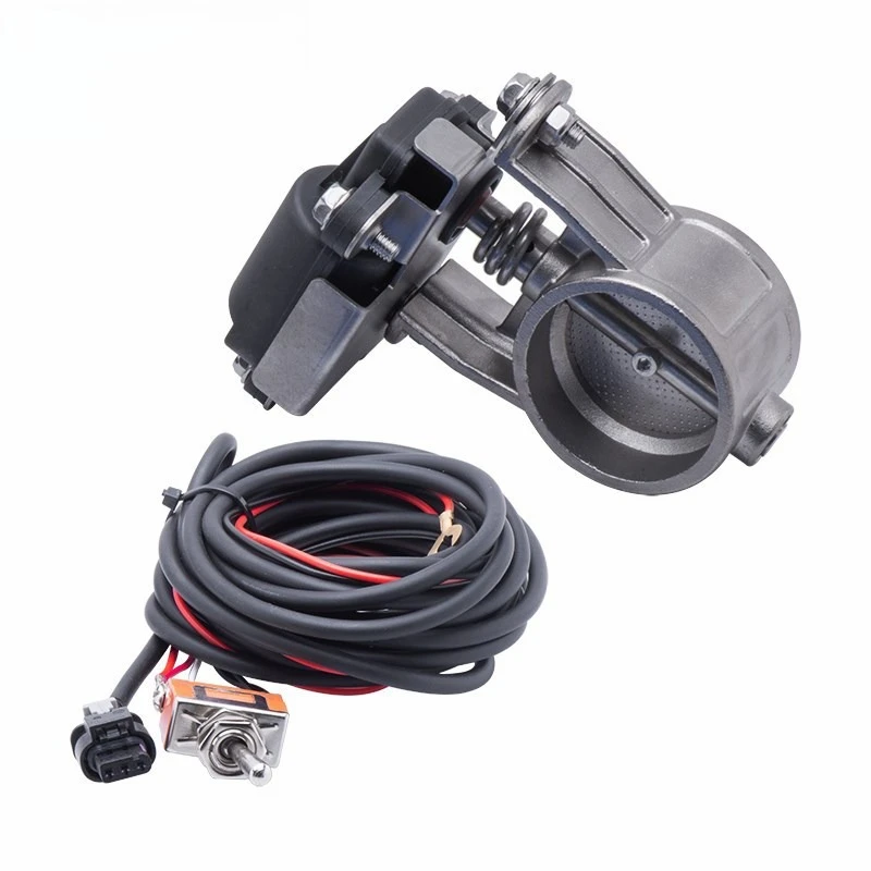Universal modified auto parts: 2/2.5/3-inch manual tow lever controls exhaust pipe connector and tailpipe