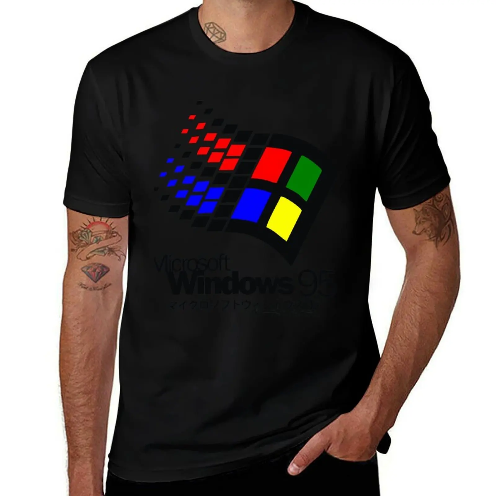 

Windows 95 Logo Active T-Shirt Dry Fit Athletic Short Sleeve Shirt
