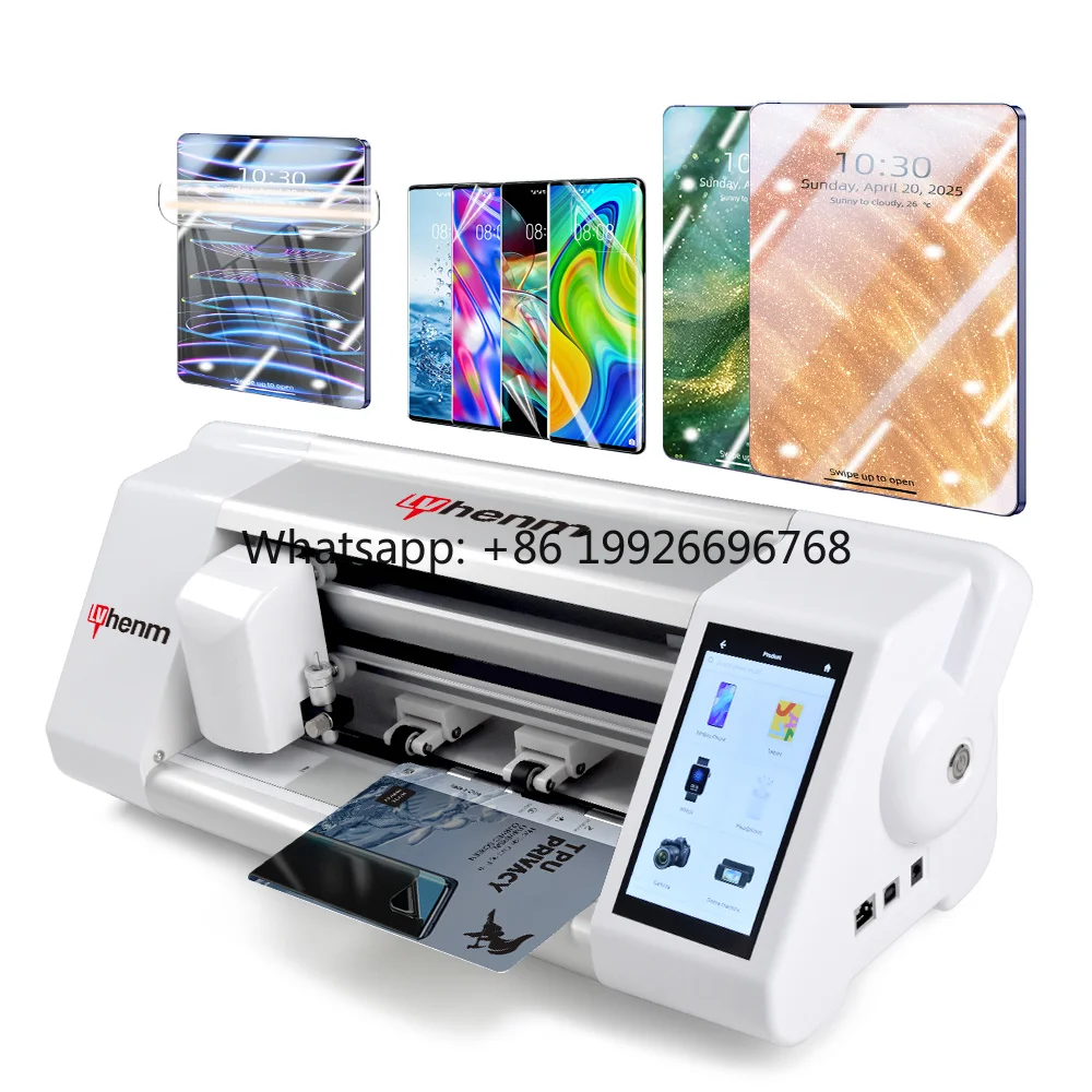 Unlimited Mobile Phone Screen Protector Cutting  TPU Hydrogel Film Plotter DIY Phone Back Skin Cutter