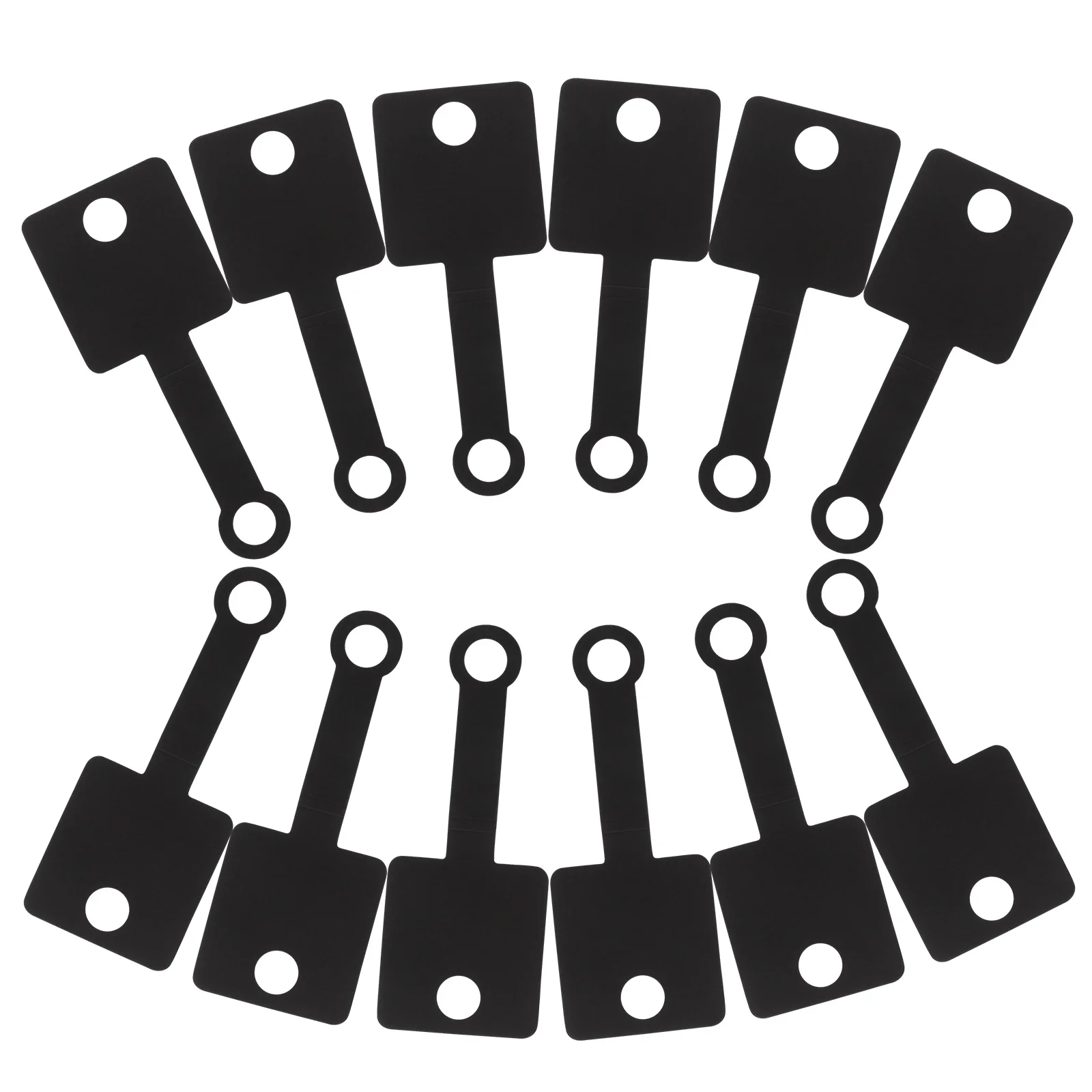 200 قطعة قلادة عرض المجوهرات بطاقات قابلة للطي ذاتية اللصق حامل القرط بطاقة سوار التعبئة والتغليف عرض لوازم ل