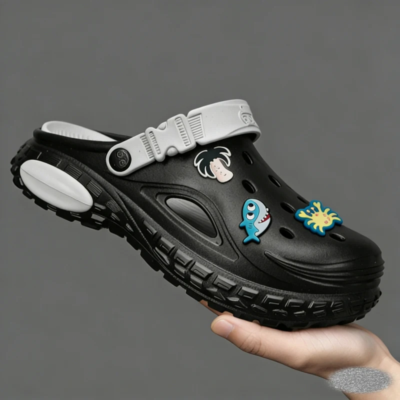 

New Casual Fashion large size Loafers Flip-flop Slippers men's shoes Sandals sneakers Breathable