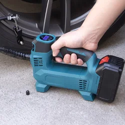 For Makita 18V Battery With Digital Display Electric Air Pump High Pressure Cordless Inflatable Pump Portable Car Pneumatic Tool