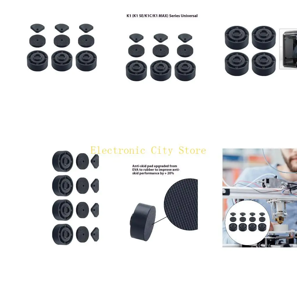 

Шокопродажный подшипник для пружинной накладки для -принтера K1C Anti -Vibration Feet Pad Hu8d